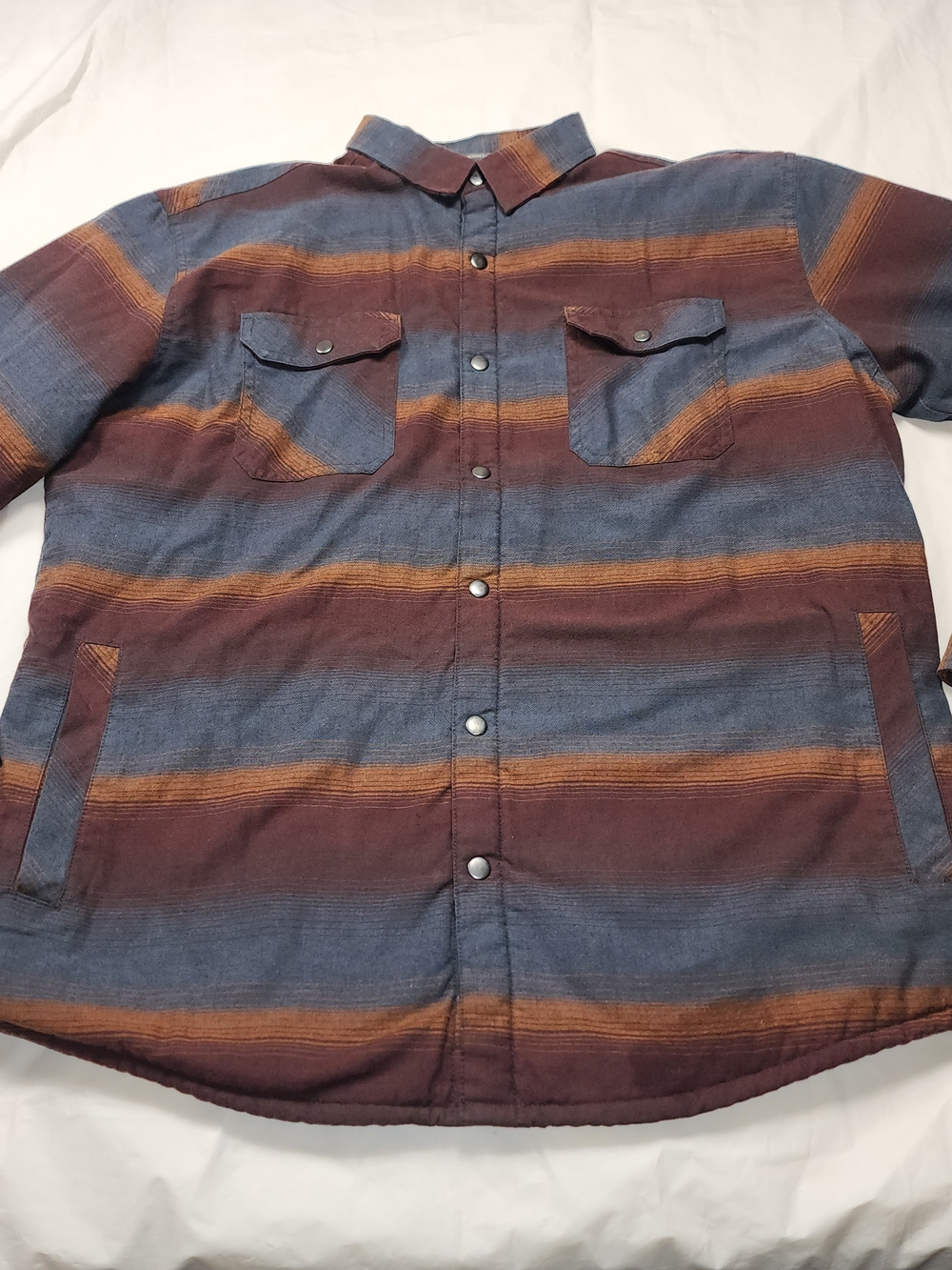 KUHL Men's Joyrydr Shirt-Jacket Fleece Lined Insulated Flannel Multicolor Sz Xl